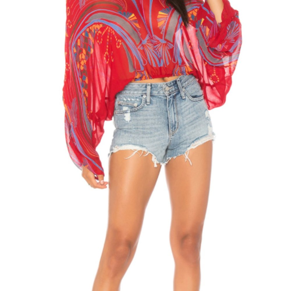 Free People Patterned Blouse - Picture 3 of 7